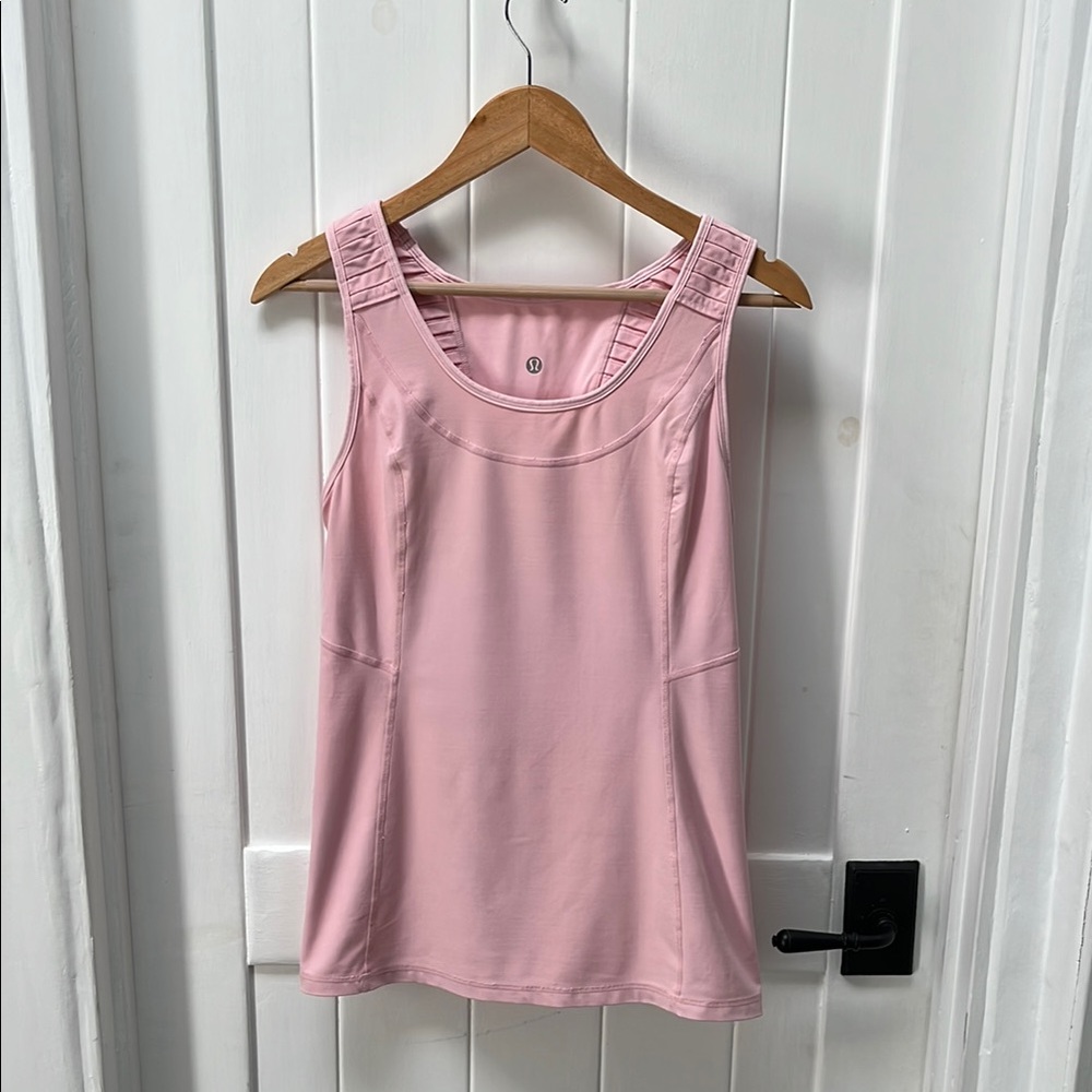 Lululemon Athletica Pink Fitted Sleeveless Tank Top 8